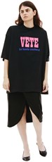 VETEMENTS Black 'La Haute Couture' T-Shirt 224988